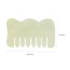 FOMIYES Jade Scraping Comb for Home Use Massaging Tool for Scalp and Skin Portable Massage Comb Made of Natural Jade for Hair Growth and Facial Massage view 4
