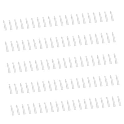 Beavorty 200pcs Tweezers Non-Slip Covers Tip Tweezers Protective Sleeve Elbow Clip Replacement Cover