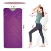 Sauna Blanket for Detox, Far Infrared Body Shaper Blanket Professional Therapy Sweat Sauna Body Heating with Sleeves, Used for Fitness and Personal Spa view 4