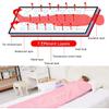 Far-Infrared Sauna Blanket with Remote Control, 2 Zone Digital Oxford Sauna Heating Sliming Blanket Body Shaper Relieve Physical Fatigue, for Home Salon Spa (Pink) view 2