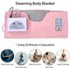 Far Infrared Sauna Blanket, 2 Zone Oxford Sauna Heating Blanket Body Shaper Detox Therapy Anti Ageing Beauty Machine for Beauty Salon, Spa and Home Use (Pink) view 4