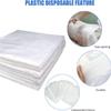 Disposable Sauna Sheeting Blanket Liners for Body Wrap Plastic Bag Covers Inside Far Infrared Sauna Blanket Accessories for Beauty Salon Spa Sauna Room Body Therapy Home Use 50 Pack (50pcs) view 4