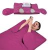 Far Infrared Sauna Blanket 2 Zone Detox Therapy FIR Sauna Blanket for Body Shape Slimming Fitness, Allow Reach Out Hand, with 50 Packs Plastic Sheeting for Body Wrap view 1