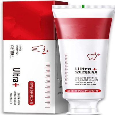 Sp-4 Probiotic Toothpaste, All Smiles Brightening & Stain Removing Toothpaste, Brightening Toothpaste Fresh Breath, Natural Tooth Whitening Agent, 120g (1pcs)