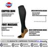 zalati Copper Compression Socks 2pcs Foot Compression Sleeve Unisex for Medical, Running, Cycling Athleti view 2