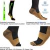 zalati Copper Compression Socks 2pcs Foot Compression Sleeve Unisex for Medical, Running, Cycling Athleti view 3