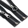 Two-Way Zip Zipper Black Open Close-end Zipper Zippers Pull (Color : Oblong Slider, Size : 150cm) view 3