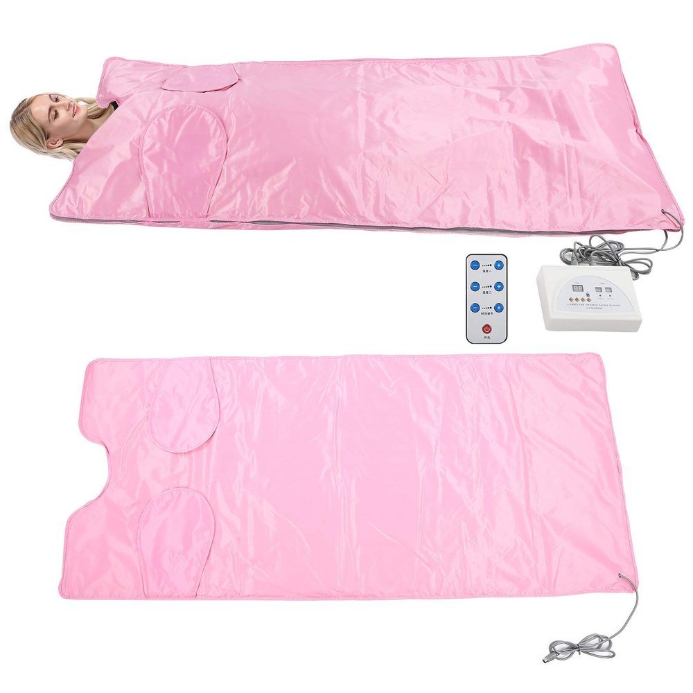 Far Infrared Sauna Blanket, Heating Sauna Blanket,Far-Infrared Oxford Sauna Blanket,Body Shaper Sauna Slimming Blanket,Home Beauty,Anti Ageing Beauty Machine,Detox Fitness Machine (1)
