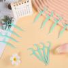 200 Pcs Dental Floss Sticks, Floss Picks Disposable Floss Sticks Dental 2 in 1 Toothpick for Interdental Cleaning view 2