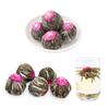 10 Balls Blooming Tea - Individually Sealed Flowering Tea Balls - Hand-Tied Natural Green Tea Leaves & Edible Flowers view 1