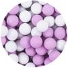 EinsSein 1 kg Small White and Lilac Shiny Chocolate Balls for Wedding, Christening, Communion, Confirmation - Ideal for Test Tubes - Alternative to Chocolates, Wedding Almonds view 2