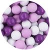 EinsSein 1 kg Small White, Lilac, Purple Shiny Chocolate Balls for Wedding, Christening, Communion, Confirmation - Ideal for Test Tubes - Alternative to Chocolates, Wedding Almonds view 3