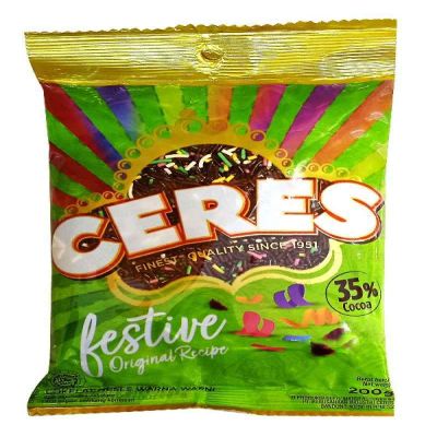 Ceres Hagelslag Rice Chocolate Sprinkle Festive 200g in Premier Life Store Box