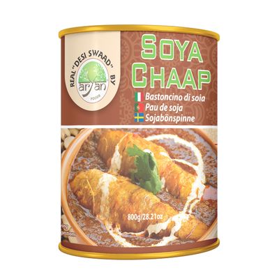 Aryan SOYA Chaap, Meat Free, Vegan- 800gm