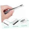 Angoily 6pcs Stainless Steel Precision Tweezers for False Eyelash Application and Stamp Handling Anti-Static Crafting Tools for Beauty and Philately Use view 3