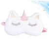 Beavorty Fluffy Sleep Mask Unicorn Design Eye Mask Lightweight Comfortable Eye Cover for Sleeping Travel Work Naps Blindfold view 3