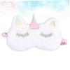 Beavorty Fluffy Sleep Mask Unicorn Design Eye Mask Lightweight Comfortable Eye Cover for Sleeping Travel Work Naps Blindfold view 4