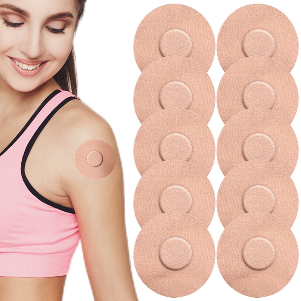25PCS Freestyle Libre Sensor Covers, Scettar CGM Sensor Patches Waterproof Libre Adhesive Patches, Glucose Monitor Patch Lasting Without Hole for Freestyle Libre 1/2/3 and Medtronic Sensors