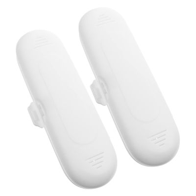 Alipis 2pcs Electric Toothbrush Carrying Case Oral Toothbrush Case Holder for Brush Heads Pp Material Travel Friendly