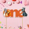 Seyal Lady and Tramp One Cake Topper view 3