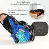 LTSRLL Rehabilitation Robot Gloves, Stroke Hemiplegia Finger Wrist Training Equipment, Finger Straightening Brace Guard Protector for Patients with Hand Dysfunction,RightHand-M view 4