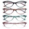 HEEYYOK Reading Glasses Womens Floral/Flower Pattern Cat Eye +3.25 Ladies Readers Glasses Comfortable Colorful Lightweigth Frame view 1