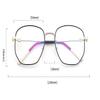 LTSRLL Stylish Metal Reading Glasses Women Men, Polygon Blue Light Blocking Computer Readers, Anti Glare Presbyopic Eyewear (Color : Rose golden, Size : +250) view 3