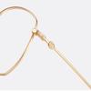LTSRLL Stylish Metal Reading Glasses Women Men, Polygon Blue Light Blocking Computer Readers, Anti Glare Presbyopic Eyewear (Color : Rose golden, Size : +250) view 4
