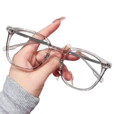 LTSRLL Reading Glasses, Oversized Blue Light Blocking Readers, Stylish Sturdy Anti Glare Computer Eyeglasses, Anti Eyestrain (Color : White, Size : +300)