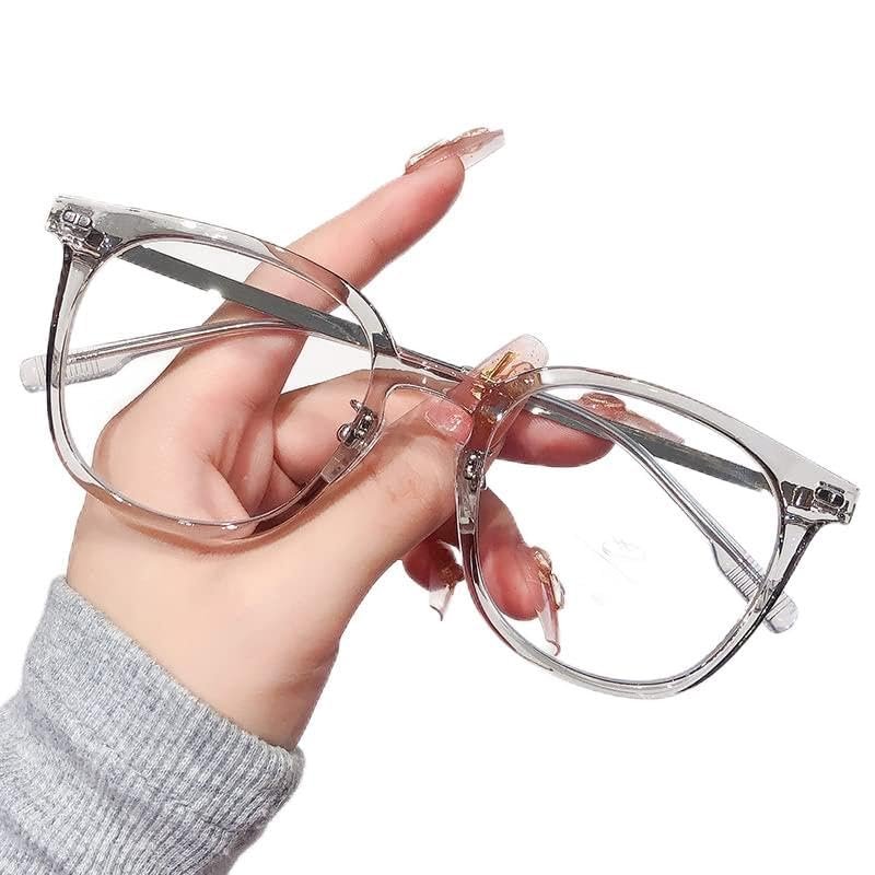 LTSRLL Reading Glasses, Oversized Blue Light Blocking Readers, Stylish Sturdy Anti Glare Computer Eyeglasses, Anti Eyestrain (Color : White, Size : +300)