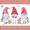 Anniversary House Tiflair Luxury Christmas Napkins, Christmas Gonk Design, Thick and Strong Paper Lunch Napkins 3 ply, Multi-Coloured PJ303617 view 1