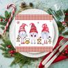 Anniversary House Tiflair Luxury Christmas Napkins, Christmas Gonk Design, Thick and Strong Paper Lunch Napkins 3 ply, Multi-Coloured PJ303617 view 3