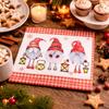 Anniversary House Tiflair Luxury Christmas Napkins, Christmas Gonk Design, Thick and Strong Paper Lunch Napkins 3 ply, Multi-Coloured PJ303617 view 4