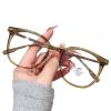 LTSRLL Reading Glasses, Oversized Blue Light Blocking Readers, Stylish Sturdy Anti Glare Computer Eyeglasses, Anti Eyestrain (Color : Green, Size : +100) view 1