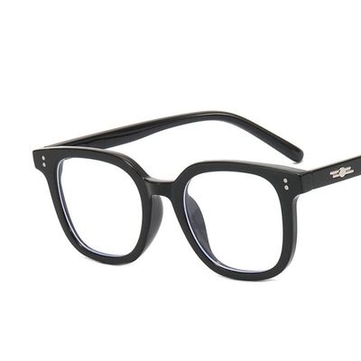 LTSRLL Oversized Square Reading Glasses, Sturdy Blue Light Blocking Computer Goggle Reader, Anti Glare Presbyopic Eyeglasses (Color : Black, Size : +150)