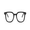 LTSRLL Oversized Square Reading Glasses, Sturdy Blue Light Blocking Computer Goggle Reader, Anti Glare Presbyopic Eyeglasses (Color : Black, Size : +150) view 2