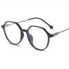 LTSRLL Stylish Round Reading Glasses Women Men, Retro Blue Light Blocking Computer Readers Gaming/TV Glasses Anti Glare (Color : Black, Size : +300) view 1