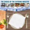 1x White 1 PLY Napkins Paper Serviettes Soft Disposable Dinner Party Tissues for Office Christmas Kitchen Party Birthday Wedding Restaurant & Outdoor Events 29cm x 29cm. view 2