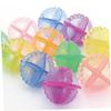 Healeved Reusable Laundry Balls 4pcs Set Dryer and Washing Balls for Laundry Machines, Pet Hair Removal and Static Reduction, Suitable for Home Washing and Drying Random Color view 4