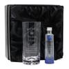 Regalo Personalised Dimple Highball Glass & Miniature - Vodka% Design (Original Vodka 5cl, Silk Lined Gift Box) view 1