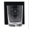Regalo Personalised Dimple Highball Glass & Miniature - Vodka% Design (Original Vodka 5cl, Silk Lined Gift Box) view 3
