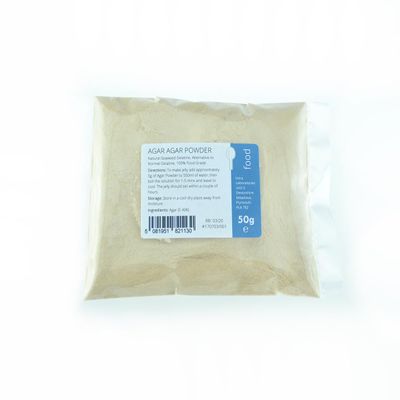 Intralabs - Agar Agar powder 50g - Food Grade. Vegan Gelatine