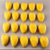 20 x edible 3D 20mm hearts, icing toppers, cake cupcakes decorations T058 (Honey Gold) view 1