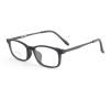LTSRLL Sturdy Reading Glasses for Women Men, Blue Light Blocking Computer Spring hinge Readers, Gaming TV Eyeglasses (Color : Black-gray, Size : +0.00) view 1
