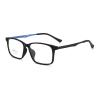 LTSRLL Blue Light Blocking Rectangle Metal Reading Glasses, Blue Light Blocking Computer Readers, Anti Eyestrain Eyeglasses (Color : Blue, Size : +250) view 1