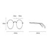 LTSRLL Sturdy Reading Glasses for Women Men, Blue Light Blocking Computer Spring hinge Readers, Gaming TV Eyeglasses (Color : Black, Size : +100) view 2