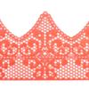 Large Pre-Made Ready to Use Edible Cake Lace Scallop Decoration Red 14-inch 10-Piece Set view 2