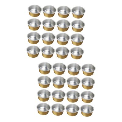 Beavorty 50pcs Depilatory Wax Auxiliary Foil Wax Bowls Small Amount Beans Nonstick Safety