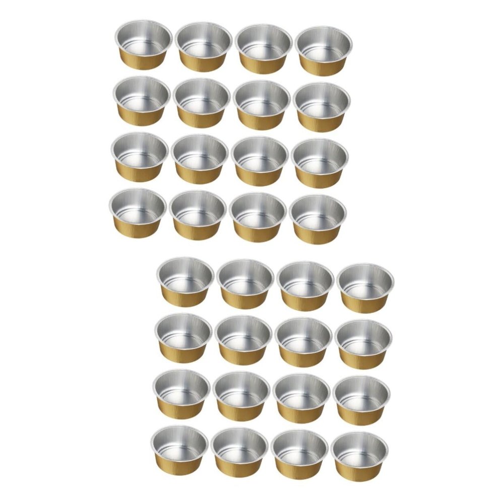 Beavorty 50pcs Depilatory Wax Auxiliary Foil Wax Bowls Small Amount Beans Nonstick Safety