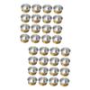 Beavorty 50pcs Depilatory Wax Auxiliary Foil Wax Bowls Small Amount Beans Nonstick Safety view 1